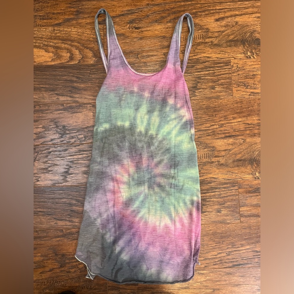 Lululemon Tie Dye Dress Racer back cover up lightweight 10 Large